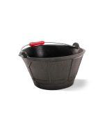 BALDE DE GOMA 10 LTS ITALIANO MANGO PLASTICO KANGURO RUBI