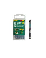 SET DE PUNTAS DE IMPACTO PH2 1/4" 50MM 10 PZAS SATA