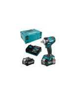 LLAVE IMPACTO INALAMBRICA 1/2" 40V XGT 350NM (2 BATERIAS + CARGADOR) TW004GD201 MAKITA
