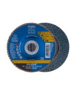 DISCO TRASLAPADO POLIFAN  METAL INOXIDABLE 4.1/2" GRANO 80 PSF (CAJA 10 UDS.) PFERD