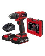 TALADRO PERCUTOR INALAMBRICO 10MM 18V (2 BATERIAS + CARGADOR) TE-CD18/40 E-BOX EINHELL
