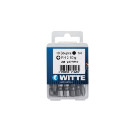 WITTE 25mm PH 2 tips with DIAMOND coating in a plastic box